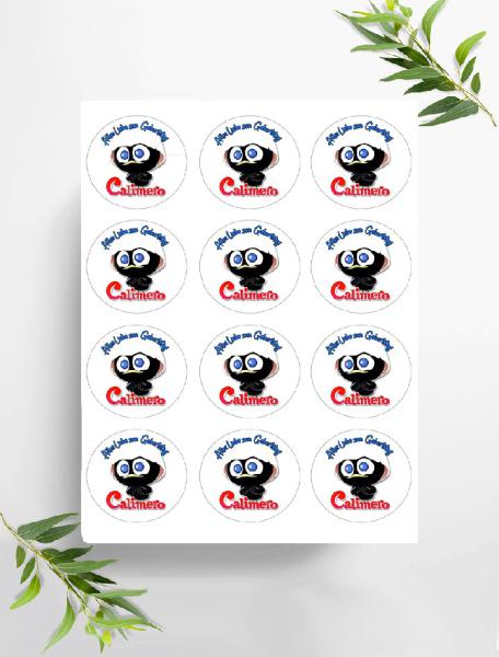 Calimero  Muffinaufleger, Ø ca. 6 cm, 0615x